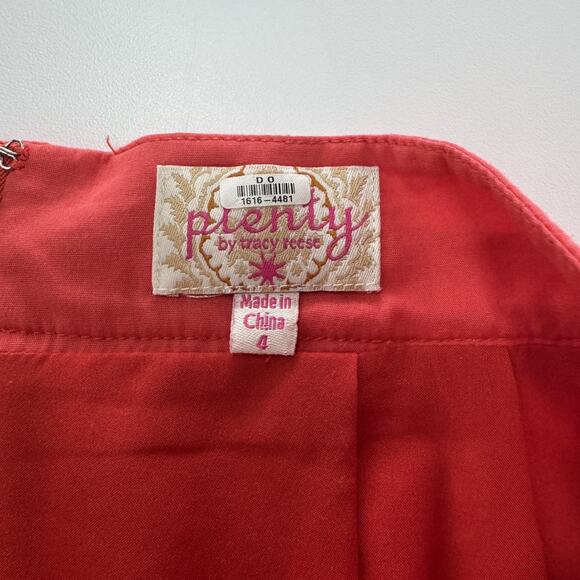 Plenty by Tracy Reese Skirt Womens 4 Eyelet Embroidered Lace Pencil Curved Hem - Picture 7 of 7